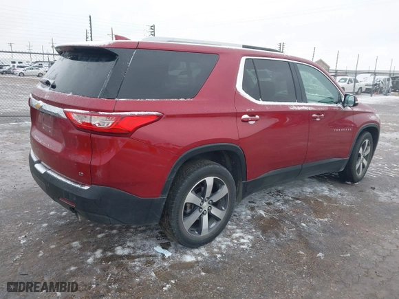 2018 Chevrolet Traverse LT Leather with VIN 1GNERHKW5JJ226081, listed as a IAAI auction lot 41281579 with 87,169 mi miles. Bid and sale history available at carsss.com. Image 4.