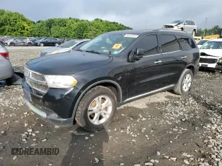 2013 Dodge Durango Crew with VIN 1C4RDJDG5DC700822, listed as a Copart auction lot 64343624 with 179,142 mi miles and Clean Title. Bid and sale history available at carsss.com. Image 1.
