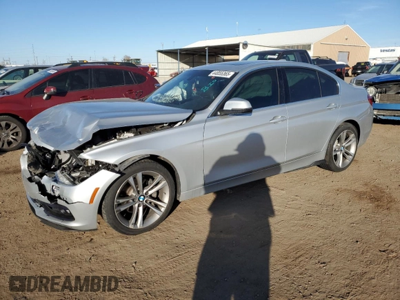 2017 BMW 3 Series 330i xDrive with VIN WBA8D9G53HNU60388, listed as a Copart auction lot 44855365 with 88,875 mi miles and Salvage Title. Bid and sale history available at carsss.com. Image 1.