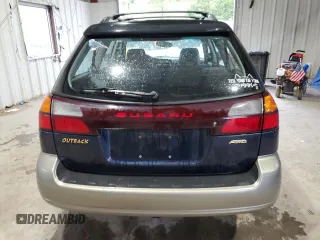 2001 Subaru Legacy Outback with VIN 4S3BH675617678847, listed as a Copart auction lot 57560975 with 170,686 mi miles and Salvage title. Bid and sale history available at DreamBid. Image 6.