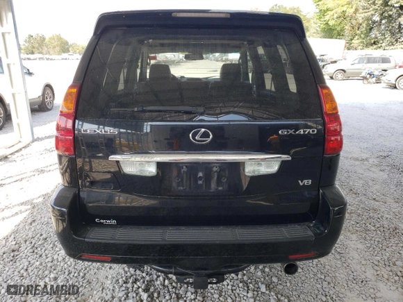 2007 Lexus GX 470 with VIN JTJBT20X170134631, listed as a Copart auction lot 69843724 with 285,469 mi miles and Salvage Title. Bid and sale history available at carsss.com. Image 6.