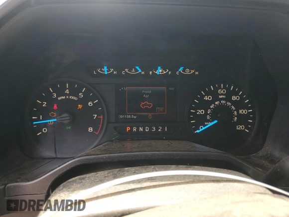 2016 Ford F-150 XL z VIN 1FTMF1C86GKD33955, wystawiony jako Copart lot #59916525 z przebiegiem 91 158 mil mil oraz Szkoda całkowita • Salvage title. Historia ofert i sprzedaży dostępna na DreamBid. Obrazek 9.