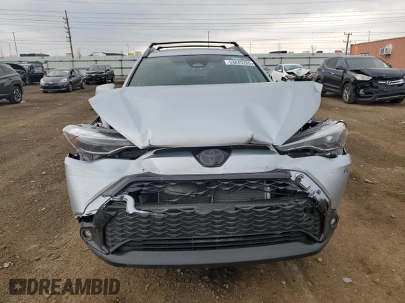 2023 Toyota Corolla Cross Hybrid S with VIN 7MUFBABG7PV004161, listed as a Copart auction lot 53845285 with 21,095 mi miles and Salvage title. Bid and sale history available at DreamBid. Image 5.