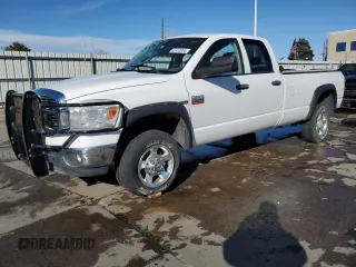 2008 Dodge Ram 2500 SLT with VIN 3D7KS28D08G212755, listed as a Copart auction lot 85910874 with 80,671 mi miles and Salvage Title. Bid and sale history available at carsss.com. Image 1.