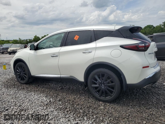 2023 Nissan Murano Platinum z VIN 5N1AZ2DJ8PC132890, wystawiony jako Copart lot #55325125 z przebiegiem 13 492 mil mil oraz Szkoda całkowita • Salvage title. Historia ofert i sprzedaży dostępna na DreamBid. Obrazek 2.
