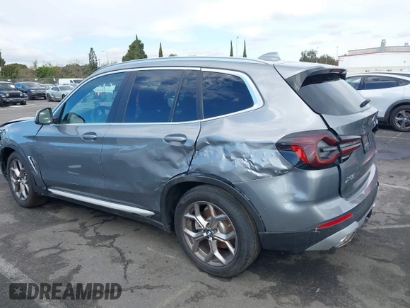 2024 BMW X3 sDrive30i with VIN 5UX43DP02R9U43683, listed as a IAAI auction lot 41432529 with 2,130 mi miles and . Bid and sale history available at DreamBid. Image 14.