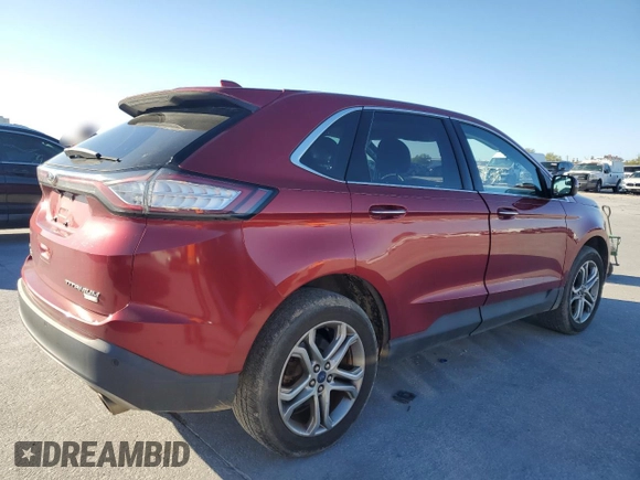 2016 Ford Edge Titanium with VIN 2FMPK3K92GBB05617, listed as a Copart auction lot 49150965 with 85,667 mi miles and Salvage Title. Bid and sale history available at carsss.com. Image 3.