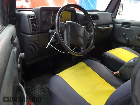2003 Jeep Wrangler X with VIN 1J4FA39S93P307797, listed as a Copart auction lot 45927855 with 59,914 mi miles and Clean Title. Bid and sale history available at carsss.com. Image 8.