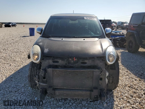 2014 FIAT 500L Lounge with VIN ZFBCFACH1EZ007287, listed as a Copart auction lot 70190834 with 226,479 mi miles and Salvage Title. Bid and sale history available at carsss.com. Image 5.