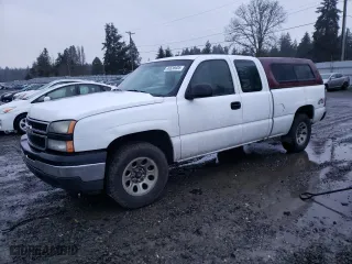 2006 Chevrolet Silverado 1500 LT1 with VIN 1GCEK19V56Z192976, listed as a Copart auction lot 46536605 with 373,436 mi miles and Salvage Title. Bid and sale history available at carsss.com. Image 1.