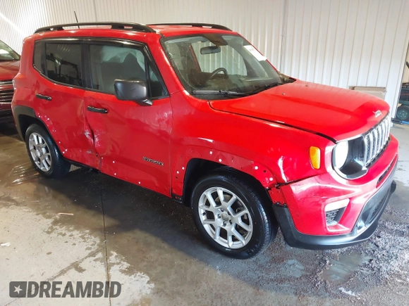 2019 Jeep Renegade Sport with VIN ZACNJAABXKPK24931, listed as a IAAI auction lot 40999733 with 36,117 mi miles and . Bid and sale history available at DreamBid. Image 1.