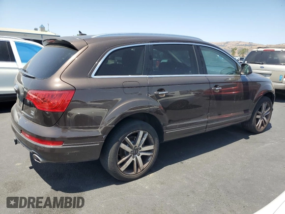 2013 Audi Q7 Premium Plus z VIN WA1LMAFEXDD013454, wystawiony jako Copart lot #61306685 z przebiegiem 171 387 mil mil oraz Czysty tytuł • Clean title. Historia ofert i sprzedaży dostępna na DreamBid. Obrazek 3.