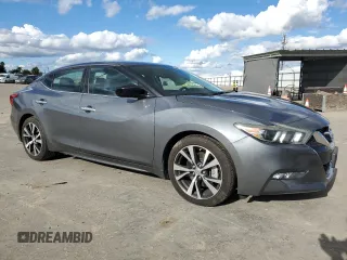 2017 Nissan Maxima S with VIN 1N4AA6AP8HC381970, listed as a Copart auction lot 44654555 with 78,491 mi miles and Salvage Title. Bid and sale history available at DreamBid. Image 4.