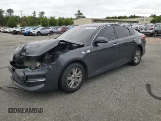 2016 Kia Optima LX with VIN 5XXGT4L32GG073107, listed as a Copart auction lot 57534425 with 60,754 mi miles and Salvage title. Bid and sale history available at DreamBid. Image 1.