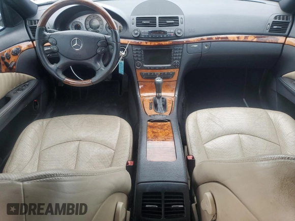2008 Mercedes-Benz E-Class Sport 5.5L with VIN WDBUF72X48B283181, listed as a Copart auction lot 85574654 with 135,542 mi miles and Salvage Title. Bid and sale history available at carsss.com. Image 8.