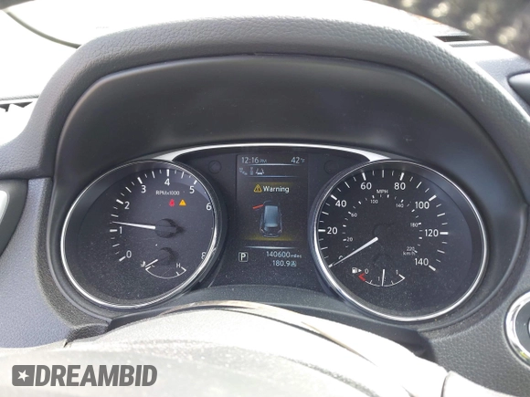 2015 Nissan Rogue SL with VIN 5N1AT2MV6FC787987, listed as a IAAI auction lot 41888650 with 140,600 mi miles. Bid and sale history available at carsss.com. Image 7.