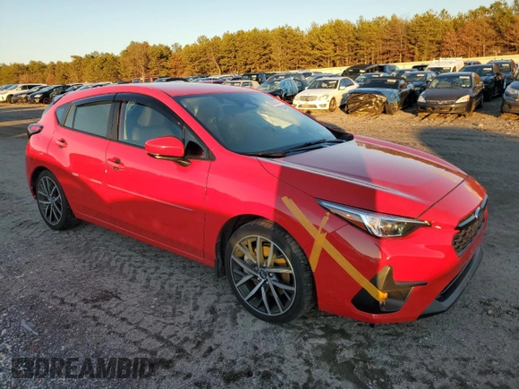 2024 Subaru Impreza Sport with VIN JF1GUAFC2R8315039, listed as a Copart auction lot 82832614 with 5,888 mi miles and Salvage Title. Bid and sale history available at carsss.com. Image 4.