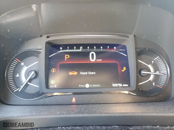 2022 Honda Passport TrailSport with VIN 5FNYF8H6XNB031578, listed as a Copart auction lot 46719125 with 28,796 mi miles and Salvage Title. Bid and sale history available at carsss.com. Image 9.