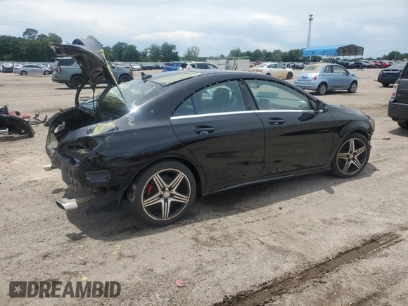 2014 Mercedes-Benz CLA 250 with VIN WDDSJ4EB5EN159975, listed as a Copart auction lot 60390585 with 86,166 mi miles and Salvage title. Bid and sale history available at DreamBid. Image 3.