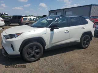2019 Toyota RAV4 Hybrid XSE with VIN JTMEWRFV5KJ024321, listed as a Copart auction lot 62475545 with 115,234 mi miles and Salvage title. Bid and sale history available at DreamBid. Image 1.
