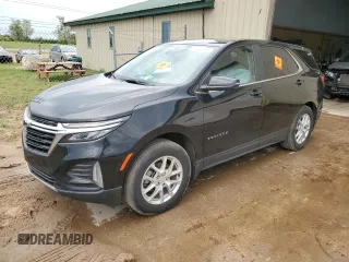 2022 Chevrolet Equinox LT with VIN 3GNAXUEV3NL274368, listed as a Copart auction lot 58943085 with Not provided miles and Clean title. Bid and sale history available at DreamBid. Image 1.
