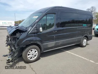2024 Ford Transit Passenger XL z VIN 1FBAX2C87RKA89021, wystawiony jako Copart lot #54859575 z przebiegiem 28 791 mil mil oraz Szkoda całkowita • Salvage title. Historia ofert i sprzedaży dostępna na DreamBid. Obrazek 1.