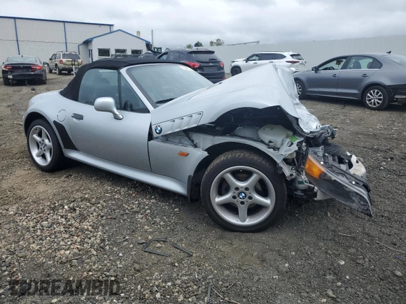 1998 BMW 3 Series Z3 2.8 with VIN 4USCJ3322WLB62533, listed as a Copart auction lot 70248524 with Not provided miles and Salvage title. Bid and sale history available at DreamBid. Image 4.