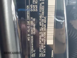 2017 Volvo S90 Momentum с VIN YV1102AK4H1008280, выставлен на аукционе Copart как лот 59909075 с пробегом 89 440 миль миль и Списание • Salvage title. История ставок и продаж доступна на DreamBid. Изображение 12.