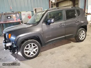 2017 Jeep Renegade Altitude with VIN ZACCJBBB3HPG41878, listed as a Copart auction lot 89330915 with 105,123 mi miles and Salvage Title. Bid and sale history available at carsss.com. Image 1.