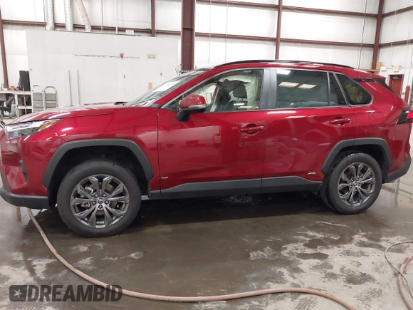 2023 Toyota RAV4 Hybrid XLE Premium with VIN JTMB6RFV4PD116495, listed as a IAAI auction lot 42588604 with 24,258 mi miles and . Bid and sale history available at DreamBid. Image 14.