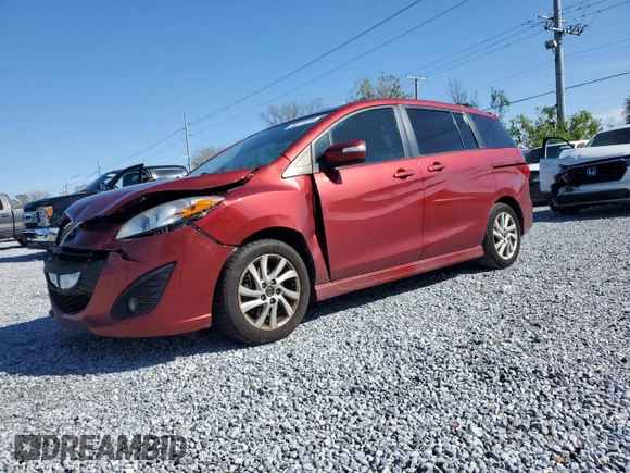 2014 Mazda 5 Touring with VIN JM1CW2CL0E0173179, listed as a Copart auction lot 46311875 with 101,710 mi miles and Salvage Title. Bid and sale history available at carsss.com. Image 1.