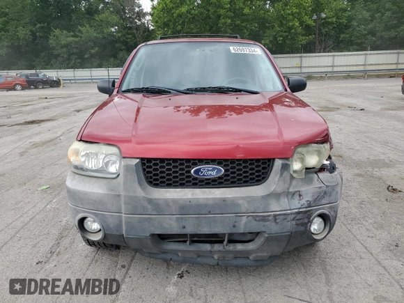 2007 Ford Escape XLT with VIN 1FMCU93187KA75792, listed as a Copart auction lot 62697334 with 97,339 mi miles and Salvage Title. Bid and sale history available at carsss.com. Image 5.