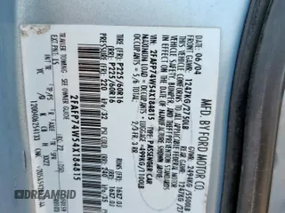 2004 Ford Crown Victoria LX z VIN 2FAFP74W54X184815, wystawiony jako Copart lot #57280725 z przebiegiem 294 513 mil mil oraz Szkoda całkowita • Salvage title. Historia ofert i sprzedaży dostępna na DreamBid. Obrazek 12.