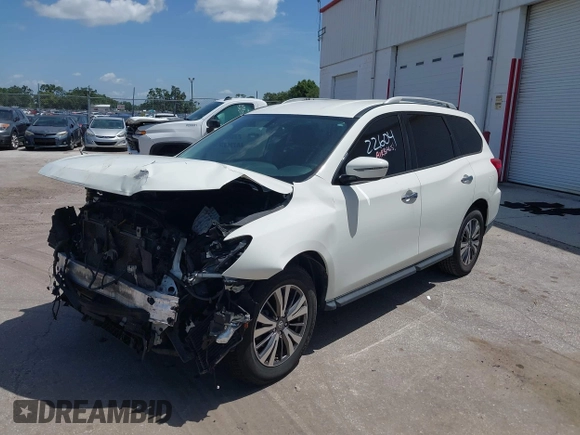 2017 Nissan Pathfinder SL with VIN 5N1DR2MN8HC652928, listed as a IAAI auction lot 42627483 with 169,108 mi miles and . Bid and sale history available at DreamBid. Image 17.