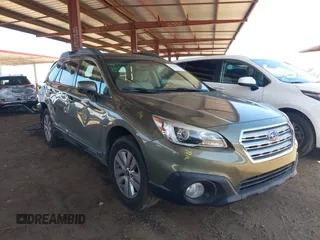 2017 Subaru Outback Premium with VIN 4S4BSACC3H3400851, listed as a IAAI auction lot 42518625 with 89,499 mi miles and . Bid and sale history available at DreamBid. Image 1.