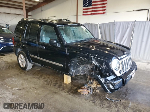 2006 Jeep Liberty Limited with VIN 1J4GL58K66W165494, listed as a Copart auction lot 59162625 with 106,334 mi miles and Salvage title. Bid and sale history available at DreamBid. Image 4.