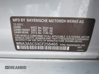2012 BMW 3 Series 328i z VIN WBA3A5C5XCF256465, wystawiony jako IAAI lot #42225222 z przebiegiem 162 293 mil mil oraz . Historia ofert i sprzedaży dostępna na DreamBid. Obrazek 9.