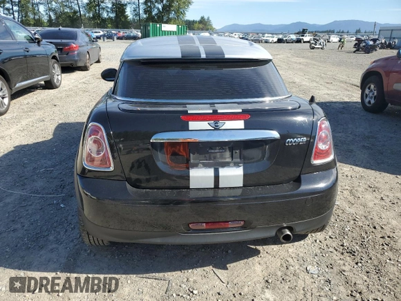 2015 MINI Cooper Coupe with VIN WMWSX1C52FT508184, listed as a Copart auction lot 60639664 with 95,502 mi miles and Salvage Title. Bid and sale history available at carsss.com. Image 6.