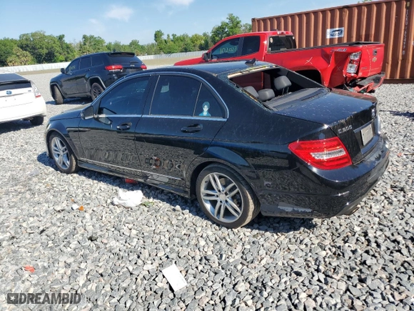 2012 Mercedes-Benz C-Class C 300 Sport with VIN WDDGF8BB8CR204223, listed as a Copart auction lot 52707305 with 201,502 mi miles and Clean Title. Bid and sale history available at carsss.com. Image 2.