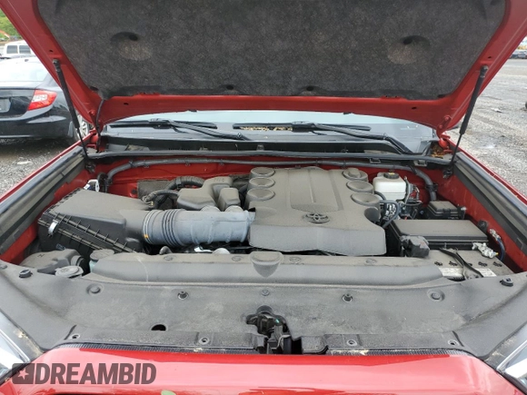 2023 Toyota 4Runner SR5 with VIN JTEMU5JR7P6167782, listed as a Copart auction lot 57796595 with 26,743 mi miles and Salvage title. Bid and sale history available at DreamBid. Image 12.