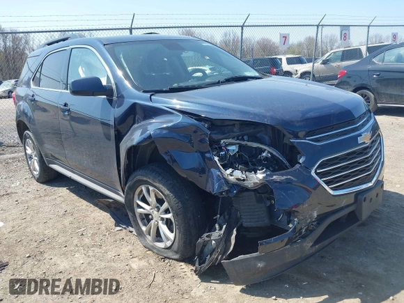 2017 Chevrolet Equinox LT with VIN 2GNFLFEK6H6184112, listed as a IAAI auction lot 42106242 with 61,377 mi miles and . Bid and sale history available at DreamBid. Image 1.