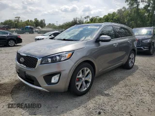 2016 Kia Sorento SX z VIN 5XYPKDA52GG141330, wystawiony jako Copart lot #55448425 z przebiegiem 78 330 mil mil oraz Szkoda całkowita • Salvage title. Historia ofert i sprzedaży dostępna na DreamBid. Obrazek 1.