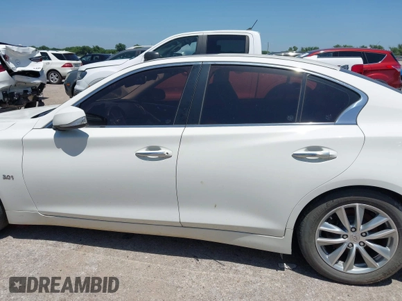2017 Infiniti Q50 Premium z VIN JN1EV7AP5HM736810, wystawiony jako IAAI lot #42478105 z przebiegiem 186 935 mil mil oraz . Historia ofert i sprzedaży dostępna na DreamBid. Obrazek 14.