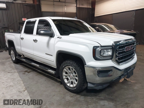 2018 GMC Sierra 1500 SLE z VIN 3GTU2MEC5JG104843, wystawiony jako IAAI lot #42447744 z przebiegiem 136 874 mil mil oraz . Historia ofert i sprzedaży dostępna na DreamBid. Obrazek 1.