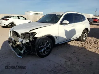 2022 BMW X3 sDrive30i with VIN 5UX43DP09N9J15297, listed as a Copart auction lot 46550435 with 49,750 mi miles and Salvage Title. Bid and sale history available at DreamBid. Image 1.