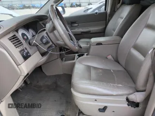 2005 Dodge Durango SLT with VIN 1D4HB48D95F529241, listed as a Copart auction lot 58195995 with 243,097 mi miles and Salvage title. Bid and sale history available at DreamBid. Image 7.