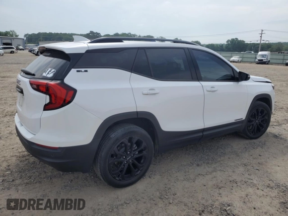 2020 GMC Terrain SLE with VIN 3GKALMEV8LL139327, listed as a Copart auction lot 57036415 with 61,130 mi miles and Salvage title. Bid and sale history available at DreamBid. Image 3.
