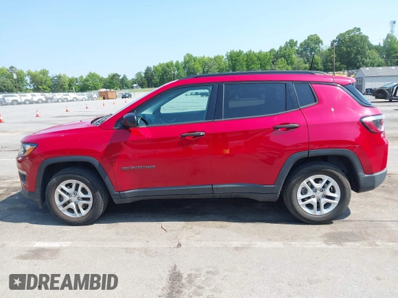 2018 Jeep Compass Sport with VIN 3C4NJCABXJT308768, listed as a IAAI auction lot 42420499 with 84,285 mi miles and . Bid and sale history available at DreamBid. Image 15.