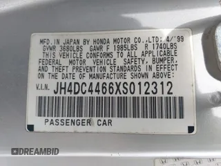 1999 Acura Integra SE with VIN JH4DC4466XS012312, listed as a IAAI auction lot 42577449 with 178,634 mi miles and . Bid and sale history available at DreamBid. Image 9.