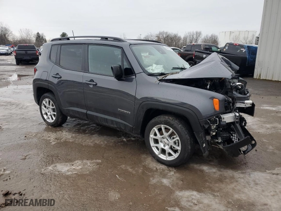 2023 Jeep Renegade Latitude with VIN ZACNJDB12PPP33264, listed as a Copart auction lot 83417584 with 16,389 mi miles and Salvage Title. Bid and sale history available at carsss.com. Image 4.